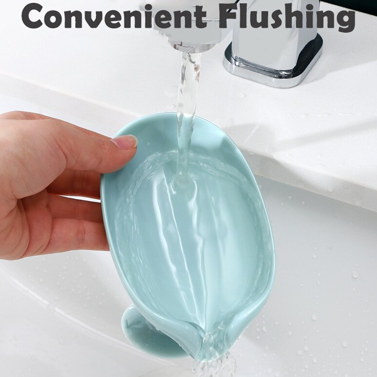 4831 Self Draining Soap Holder for Bathroom Leaf Shape Soap Dish Kitchen Soap Tray freeshipping - DeoDap 4831 Self Draining Soap Holder for Bathroom Leaf Shape Soap Dish Kitchen Soap Tray freeshipping - DeoDap